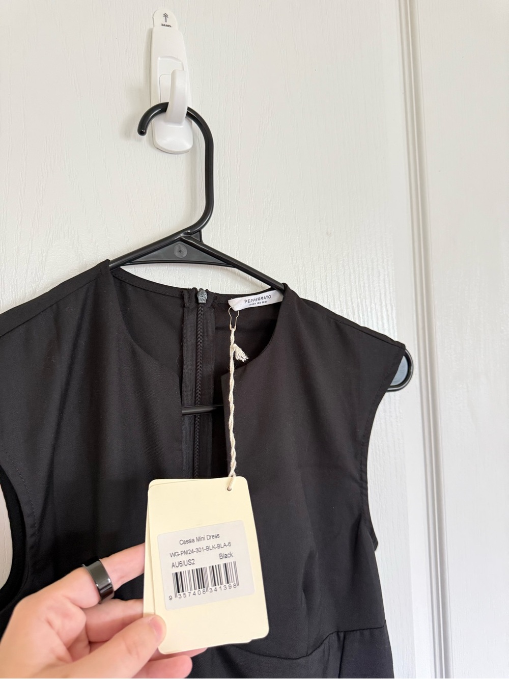 Peppermayo NEW Cassia Mini Dress in Black - Picture 3 of 5